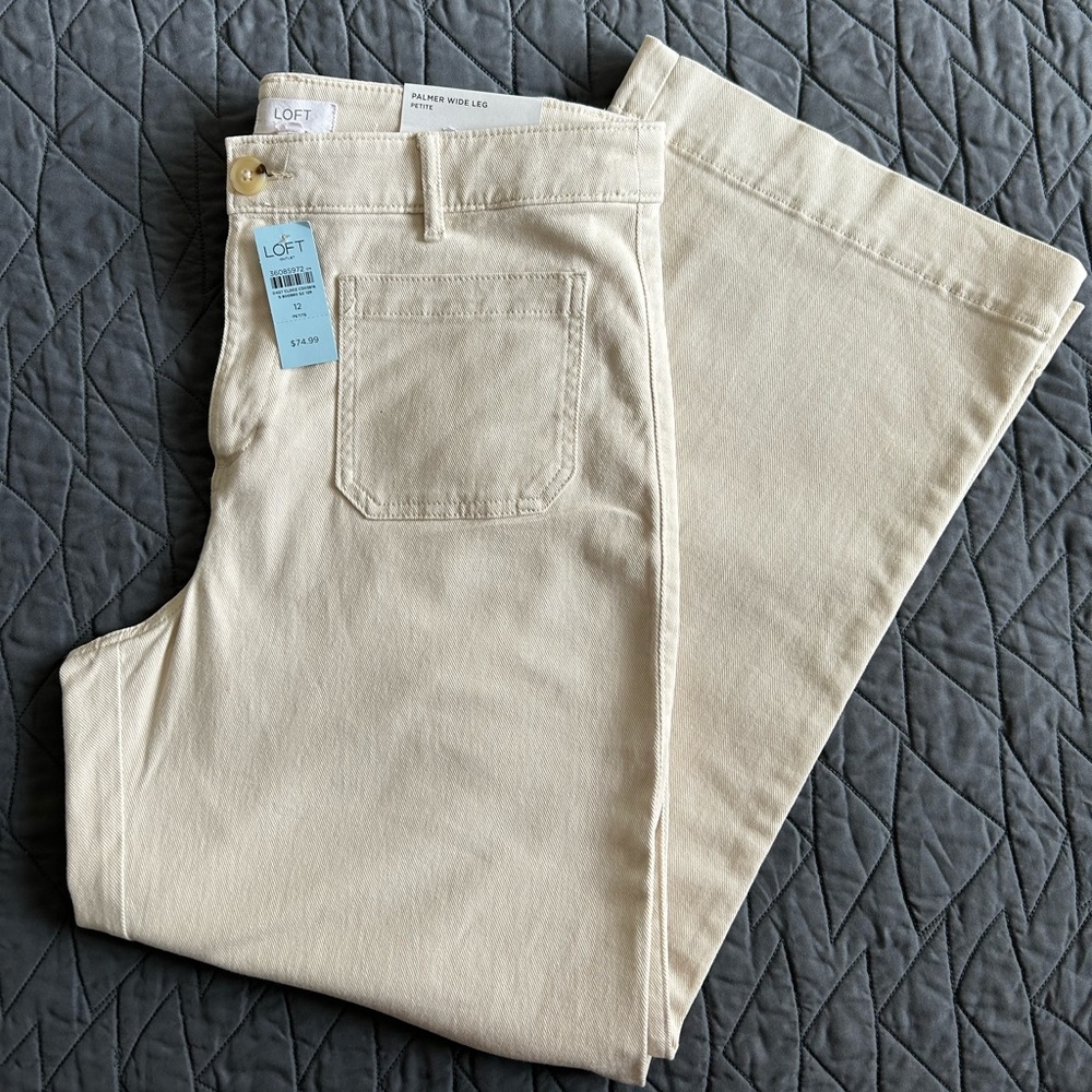 Loft Wide Leg Pants NWT - Picture 2 of 5